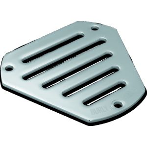 Burly Brand 0206-0179-CH Hex Faceplate Slotted - Chrome