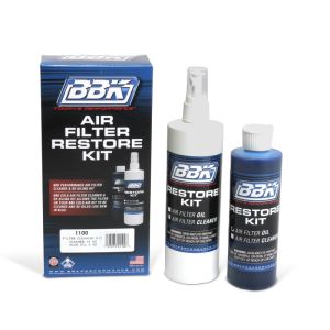 BBK Performance Parts 1100 BBK AIR FILTER CLEANER & BLUE RE-OILING KIT - UNIVERSAL
