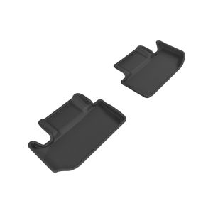 3D MAXpider 2011-2020 Dodge Challenger Kagu 2nd Row Floormats - Black