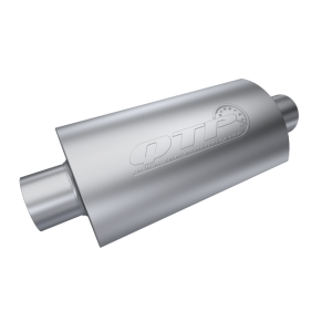 QTP 12400 4in Weld-On 304SS AR3 Muffler