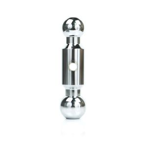 Weigh Safe TB09 180 Hitch 1-7/8in x 2in Combo Ball (7.5K/10K GTWR) - Chrome-Plated Steel
