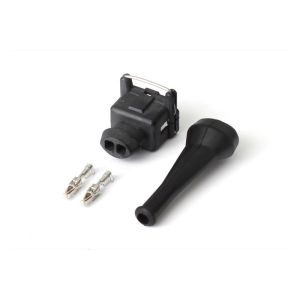 Haltech HT-030300 Bosch EV1 (Square) 2 Pin Junior Timer Female Connector Plug & Pins