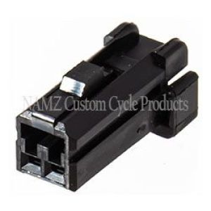 NAMZ NA-174056-2 AMP 040 Series 2-Position Female Wire Plug Housing Connector (HD 72912-01BK)