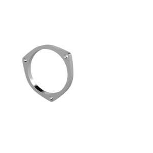 QTP 10400F 4in Weld-On QTEC 3 Bolt Flange