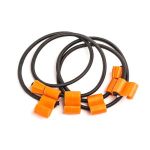 Giant Loop RBS17 Rubber Boa Straps - Black/Orange