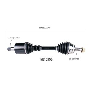 PROTECH AXLES ME10506 CV Axle Assembly