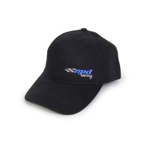MPD RACING MPD90420 MPD Black Logo Hat Velcro Enclosure