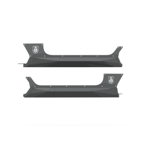 Road Armor 518ARG2B 2018+ Jeep Wrangler JL 2-Door Stealth Rocker Guards - Tex Blk