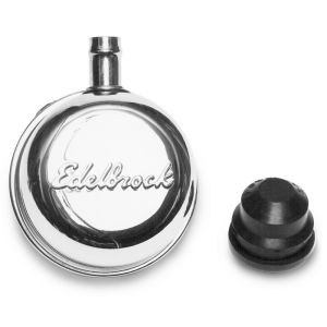 EDELBROCK EDE4410 Round Breather w/90 Deg. Nipple