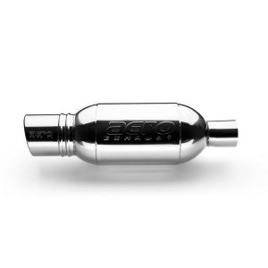 AERO Exhaust AT2540i AERO Turbine Performance Muffler Polished 304 Grade Stainless Steel with Tip