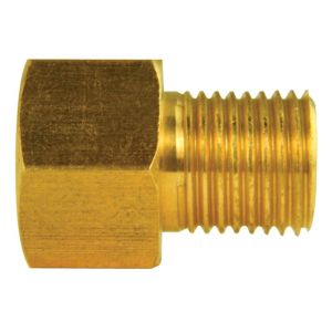 AGS BLF-19B Brass Adapter, Female(7/16-24 Inverted), Male(1/2-20 Inverted), 1/bag