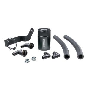 Corsa Performance CC0006 CORSA Performance 3 oz. aluminum oil catch can with mounting bracket