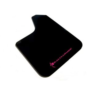 Rally Armor MF12-BAS-BCPK Black Mud Flap/Pink Logo