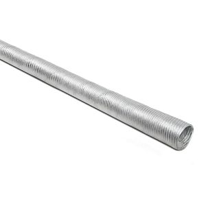 Heat Sleeve 1 Inch x 3 Foot Wire/Hose Insulation Up To 750 Degree Silver Thermo Flex Thermo Tec