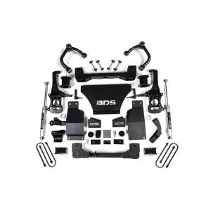 25-Up Silverado/Sierra 1500 4WD 4 Inch Suspension Lift Kit V8 Gas 3 Inch Rear Block Spacer Front NX2 Rearr BDS Suspension
