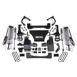 25-Up Silverado/Sierra 1500 4WD 4 Inch Suspension Lift Kit V8 Gas 3 Inch Rear Block -Fox 2.5 PES C/O Front Fox 2.0 PS Rear BDS Suspension