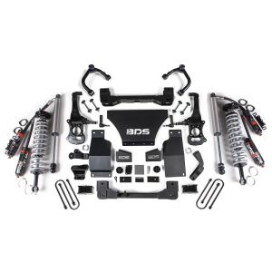 25-Up Chevy TB/GMC AT4 1500 4WD 2.5 Inch Suspension Lift Kit V8 Gas 1 Inch Rear Block -Fox 2.5 PES C/O Front Fox 2.5 PES Rear BDS Suspension