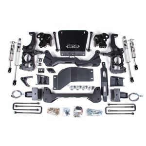 20-24 GM 2500HD/3500HD 4wd 5 Inch Suspension Lift System, 4.5 Inch Rear Lift, Block, w/ overload Fox 2.5 HTO BDS Suspension