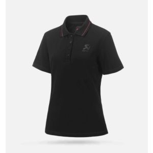 Akrapovic Corpo Polo Black Womens - M