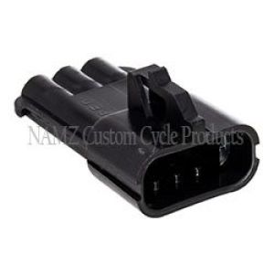 NAMZ NDP-38064 Delphi-Packard Weatherpack 3-Position Male Wire Connector w/Seals