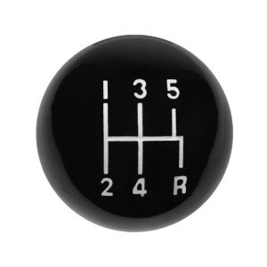 Shift Knob - w/5-Speed Pattern - Black