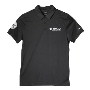 Turn 14 Distribution Black Nike Dri-FIT Polo - XL (T14 Staff Purchase Only)
