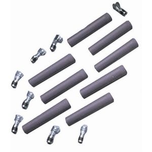 Taylor Cable 46083 Spark Plug Boot/Terminal Kit 180deg Gray