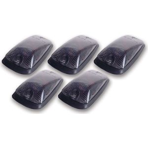 Pacer Performance 20-221S LED Smoke Hi-5 Cab Roof Light Kit, 88-02 GM Style