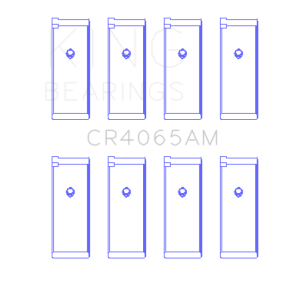King 91-04 Nissan 146CI/2.4L KA24DE L4 / 89-97 146CI/2.4L KA24E L4  (Size STD) Rod Bearing Set