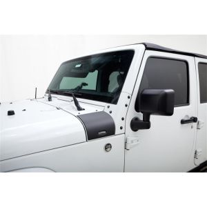 Bushwacker 07-18 Jeep Wrangler Trail Armor Cowl Cover - Black