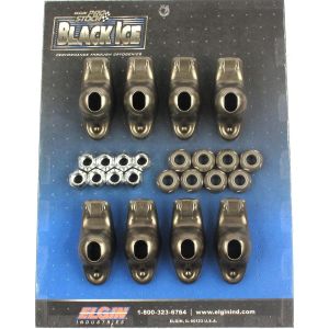 SBC Black Ice Rocker Arm Kit 1.6 Ratio (8pk)