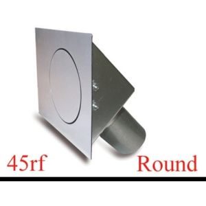 Round Fuel Door  Flat Surfaces
