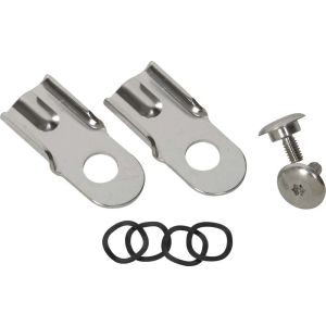 Kentrol 76-86 Jeep CJ8/CJ8 Tailgate Latch Pair CJ7/CJ8 - Polished Silver