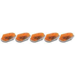 Pacer Performance 20-225 Amber Hi-5 Cab Roof Light Kit, 80-96 Ford Style