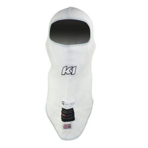 K1 RACEGEAR K1R26-FHS-W Balaclava Head Sock Flex White
