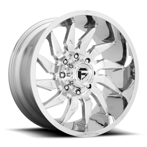 Aluminum Wheels 22X10 Saber D743 6 On 135 Chrome 87.1 Bore -18 Offset Fuel Off Road Wheels