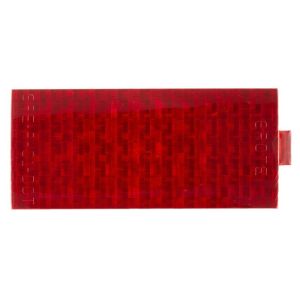 GROTE LIGHTING 41152 Stick-On Tape Reflectors, Red