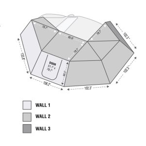 OVS Nomadic 270 Awning Wall 3 Shop Now Overland Vehicle Systems