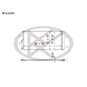 KOYORAD CD421392 Koyorad A/C Condenser CD421392