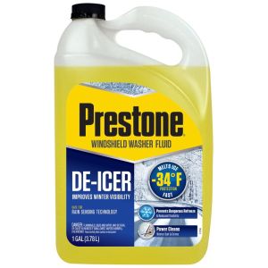 Prestone AS253 Prestone De-Icer / Winter Washer Fluid- 1 gal; -34° Protection, Melts Ice Fast