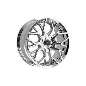 Motiv CHROME BOLT ON COVER CAP WITH BLACK EMBLEM AND BRUSHED "MOTIV" LOGO FOR MOTIV 441
