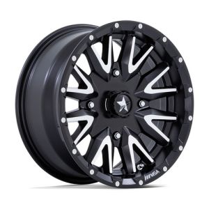 CREED UTV 14X7 4X156 115 +10 M-BLK MCH