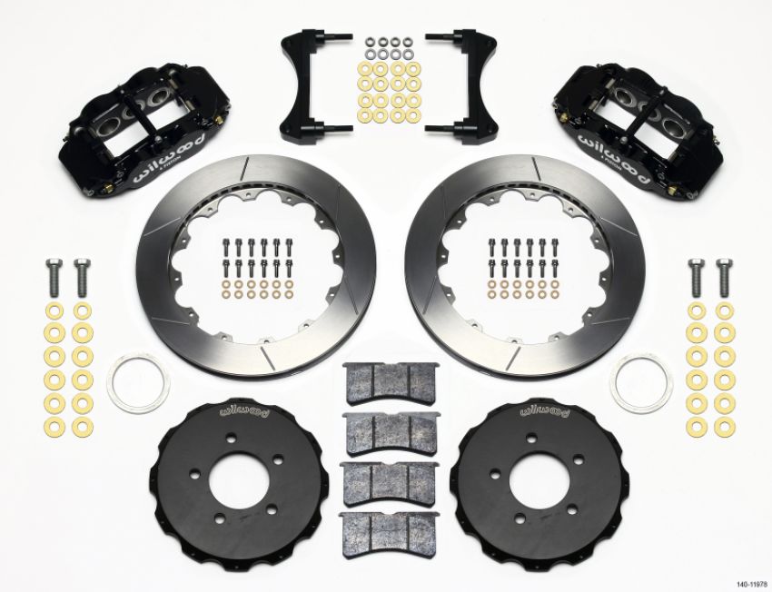 Wilwood 140-11978 Narrow Superlite 6R Front Hat Kit 12.88in 2006-Up Civic / CRZ