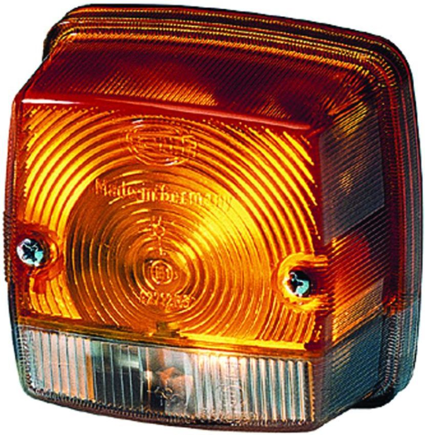 Hella 003014251 3014 Amber/White Turn/Side Marker Lamp