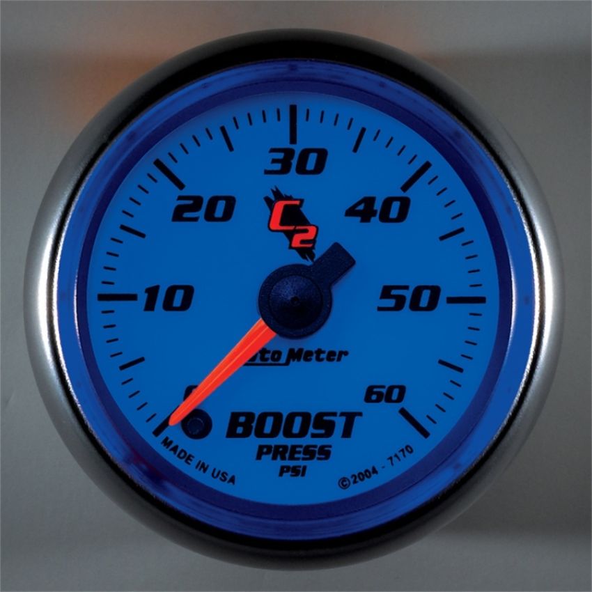AutoMeter 7170 GAUGE, BOOST, 2 1/16