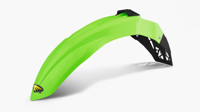 Cycra 1CYC-1472-72 21+ Kawasaki KX450X lite Front Fenders - OEM Green
