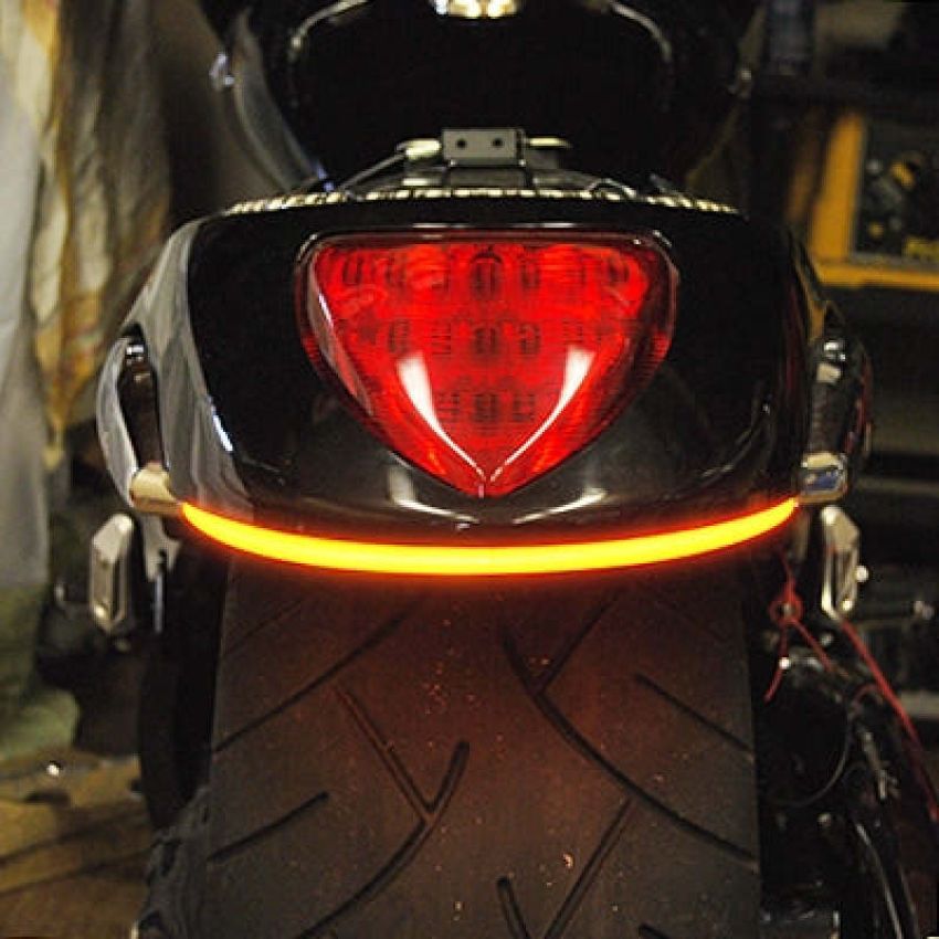 New Rage Cycles 109-REAR-TL-A-L 06+ Suzuki M109R Rear Turn Signals w/Load EQ - Amber