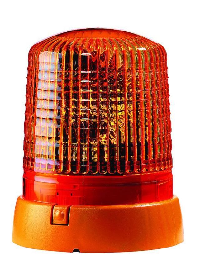 Hella 008061101 KL 7000 Amber Rotating Beacon Fixed