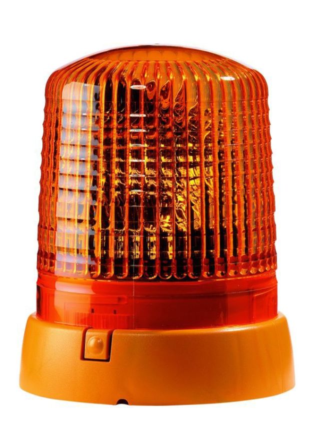 Hella 008061111 KL 7000 Amber Rotating Beacon Fixed 24V