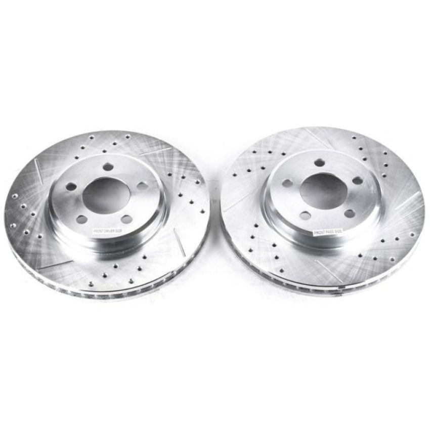 PowerStop AR8358XPR PowerStop Evolution Performance Drilled, Slotted & Plated Brake Rotor Pair